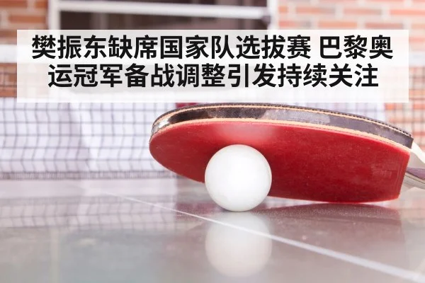 樊振东缺席国家队选拔赛 巴黎奥运冠军备战调整引发持续关注